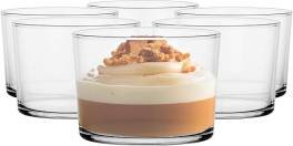 Set 6 pahare pentru desert 170 ml ,   Glasmark Krosno, cupe inghetata, boluri desert, sticla transpa