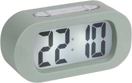 Karlsson Ceas Desteptator Digital din Silicon ,   Verde, Compact, Modern, 7 A  14 A  5 cm
