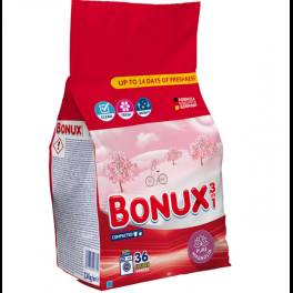 Detergent rufe pudra Bonux 3in1 Pure Magnolia ,   2.34 kg, 36 spalari, curatare eficienta si parfum 