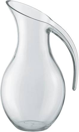 Carafa suflata din plastic premium, 1.6L, transparenta ,   Guzzini Happy Hour