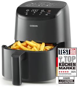 Friteuza cu aer cald 2L compacta si economica ,   mini airfryer silentios pentru portii mici ,   COS