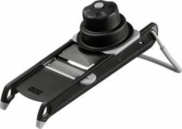 Feliator - Mandolina profesionala inox reglabila ,   cu lame multiple si grosime ajustabila, neagra 