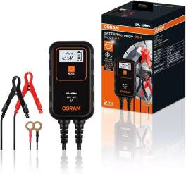 Incarcator auto inteligent OSRAM 4A ,   Compatibil 6V 12V, intretinere baterie, ideal pentru motocic