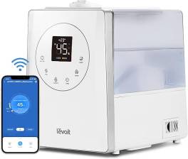 Umidificator Inteligent 6L LEVOIT  ,   Abur Cald Rece, Control APP  Alexa, Top-Fill, Silentios, Arom
