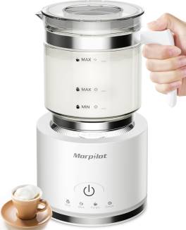 Spumator de Lapte Electric Morpilot  Spuma Fina si Rapida pentru Cappuccino, Latte, Ciocolata Calda