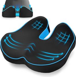 Perna ergonomica din spuma de memorie pentru scaun ,   confort birou, gaming sau auto ,   POOTACK