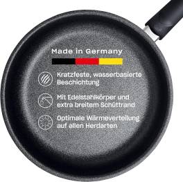 Tigaie Fissler Adamant 20 cm, Otel Inoxidabil 18 10, Antiaderenta, Inductie