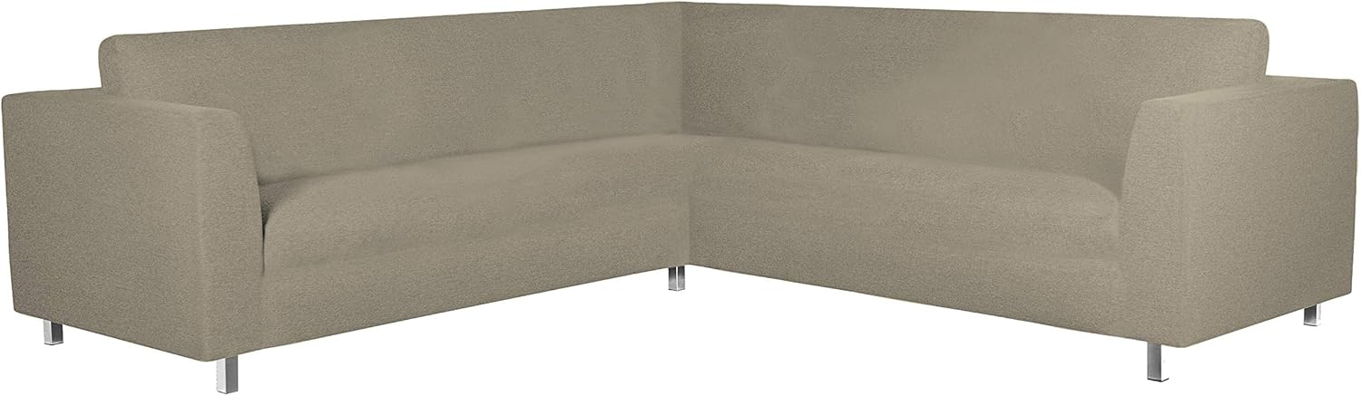 Husa Elastica pentru Canapea Italian Bed Linen Dahlia, Gri , zDove Grey,   ,   Acoperire Completa, 3