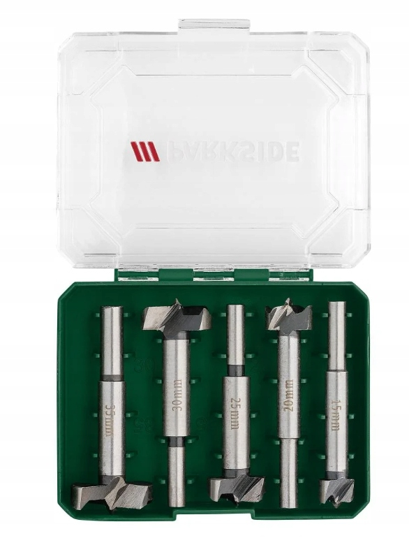 Burghie Speciale Lemn O15,  35 mm, Set 5 Carote pentru Gauri Mari, Taiere Fara Aschii, Utilizare Pro