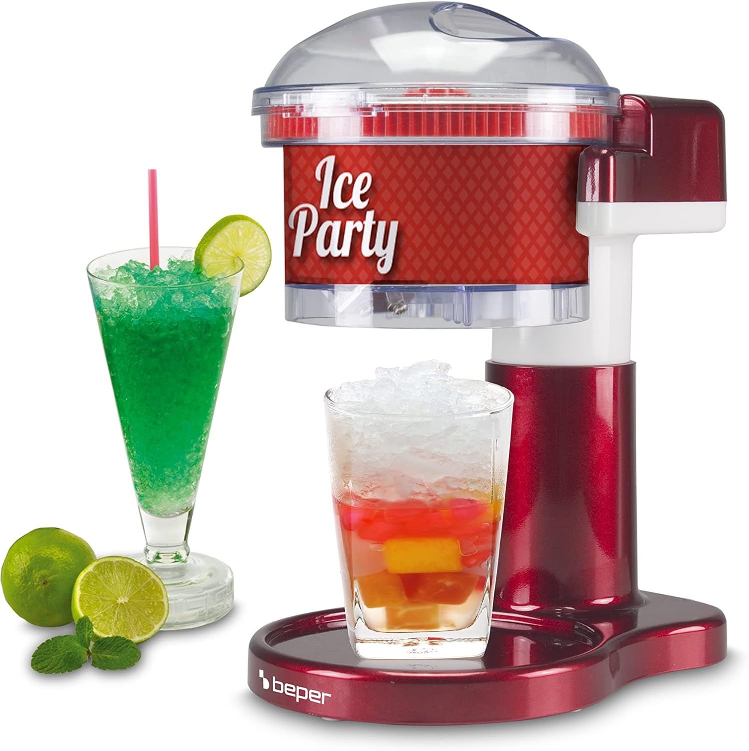 Zdrobitor electric de gheata, 30 W ,   BEPER P102GEL100  Lame Inox, Siguranta Integrata, Ideal pentr