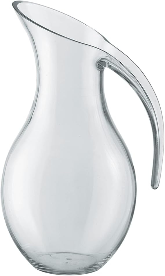 Carafa suflata din plastic premium, 1.6L, transparenta ,   Guzzini Happy Hour