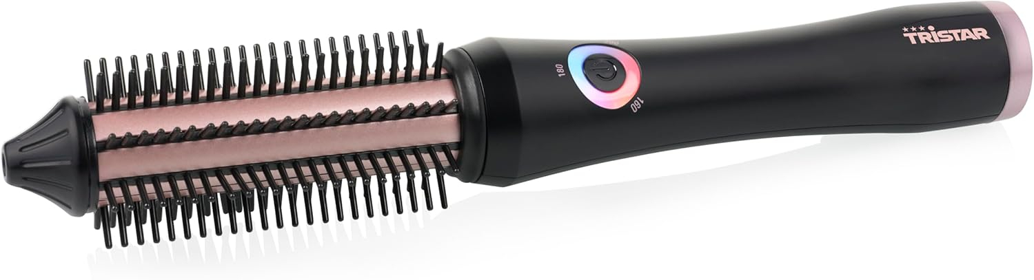 Perie de styling fara fir, 3 trepte de temperatura, ceramica ,   Tristar HD-2503, ideala pentru cala