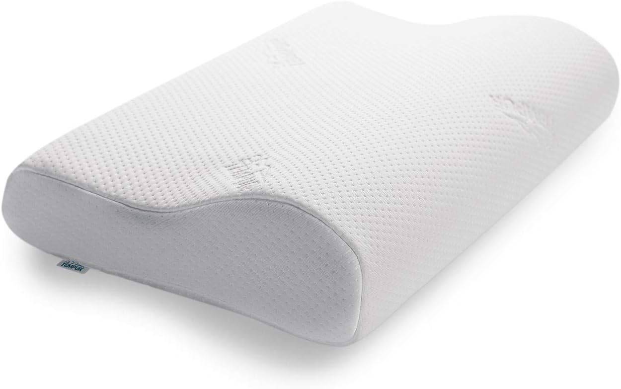 Perna Ortopedica TEMPUR Original, Memory Foam ,   Suport Cervical Ergonomic pentru Dormit pe Spate s