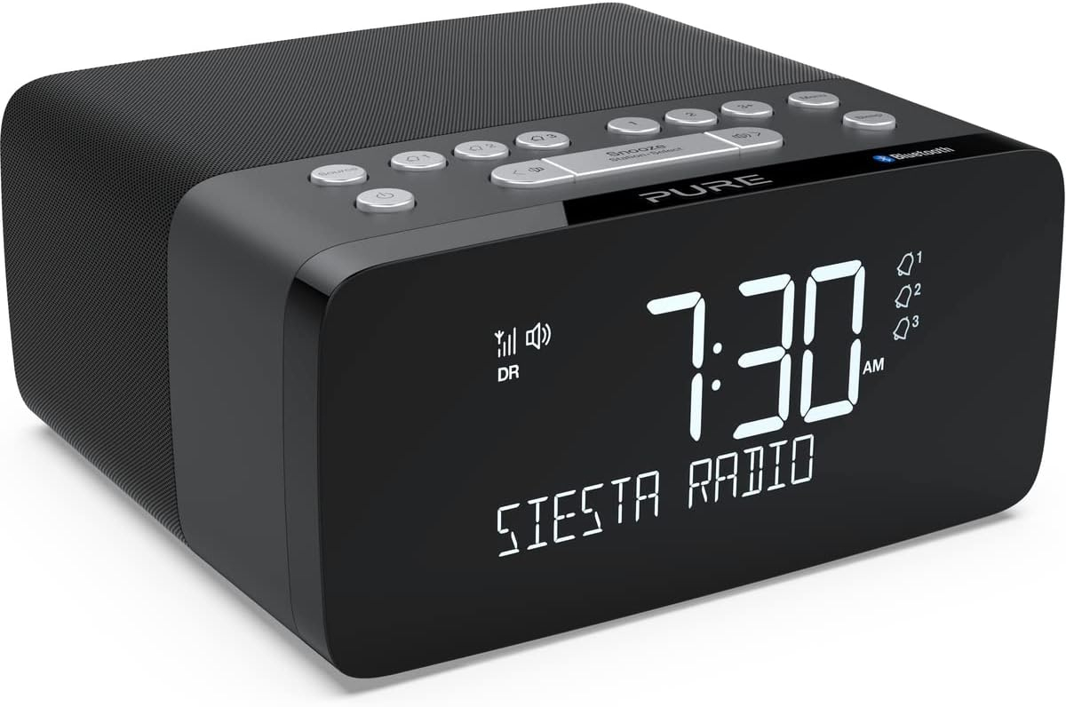 Radio Ceas Bluetooth DAB+ cu Incarcare Wireless Qi si Ecran CrystalVue+ Pure Siesta Charge ,   , Gra